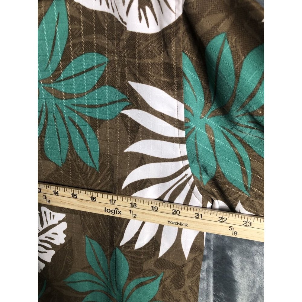 Havanera Hawaiian Shirt Men’s Floral Button Down Tropical Shirt Adult Medium - Picture 11 of 16